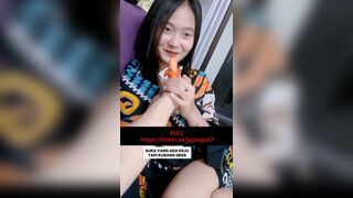 JAJAN PSK MICHAT CANTIK MAKAN SOSIS DULU BARU NYEPONG