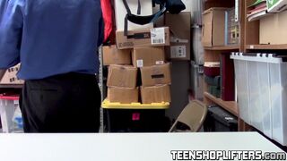 Little teen April Reid is a thief who needs to be punished