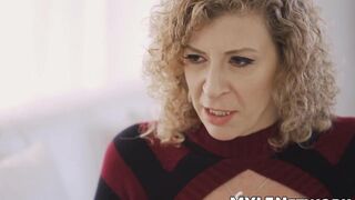 MYLFNETWORK - Insane blowjob and deep pussy penetration with big tits milf Sara Jay and young Ricky Spanish