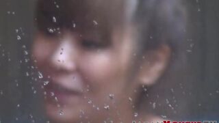 JAPAN VOYEUR TV - Japanese lesbians rubbing their pussies while watched