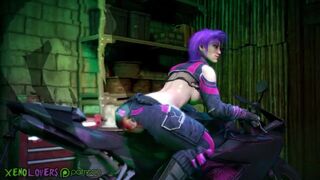 The Wraith & Yui Kimura starring in Biker Girl!! (Dead by Daylight)