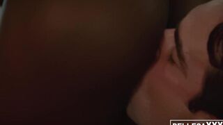 BELLESAXXX - Cowgirl dick riding with natural tits ebony babe Ana Foxxx