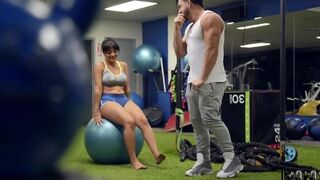 Spying On A Personal Trainer And His Big Ass Client